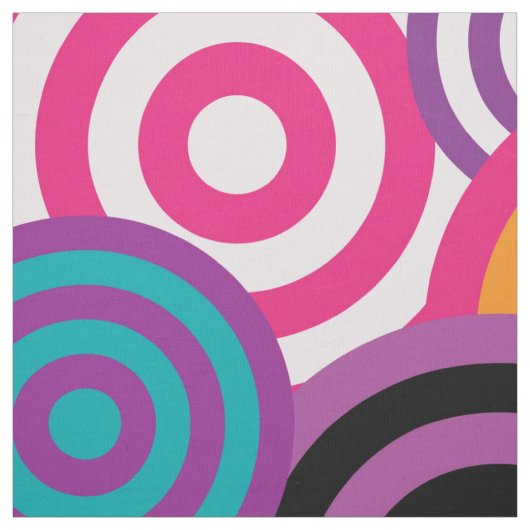 Psychedelic Circles Stoff (Muster)