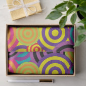 Psychedelic Circles Tissue Seidenpapier (Geschenk)