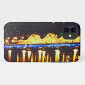 🌌 🌉 🌙 Psychedelic City Nightscape Fabulous Case-Mate iPhone Hülle (Rückseite (Horizontal))