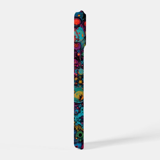 Psychedelic Cosmic Phone Case iPhone 15 Hülle (Rechte Seite)