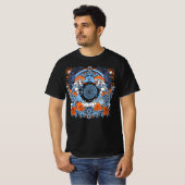 Psychedelic Cosmic Portal Alien Fantasyland T-Shirt (Vorne ganz)