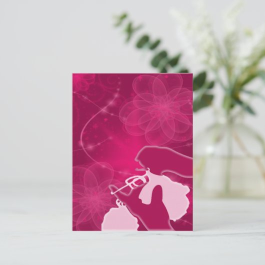 Psychedelic Crochet Postkarte (Stehend Vorderseite)