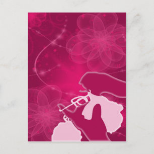 Psychedelic Crochet Postkarte