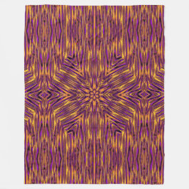 Psychedelic Daisy 1 Fleecedecke