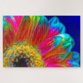 Psychedelic Daisy Jigsaw Puzzle (Horizontal)