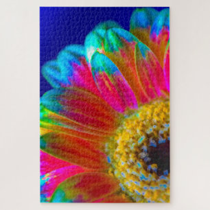 Psychedelic Daisy Jigsaw Puzzle