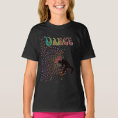 Psychedelic Dance Mania Musiknotens T - Shirt (Vorderseite)