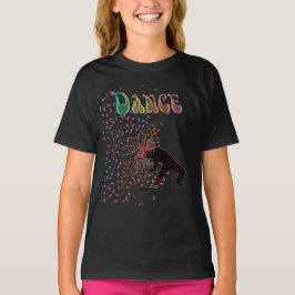Psychedelic Dance Mania Musiknotens T - Shirt