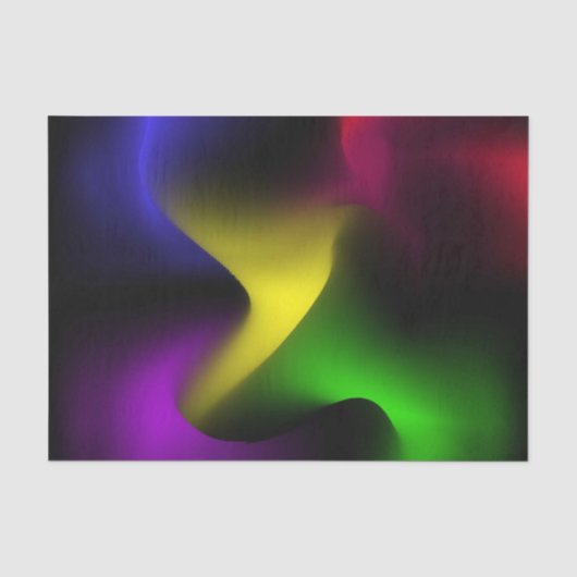 Psychedelic Dark Wave Seidenpapier (Vorderseite)