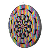 Psychedelic Dartboard Dartscheibe (Vorderseite rechts)