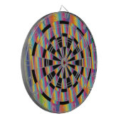 Psychedelic Dartboard Dartscheibe (Vorderseite Links)