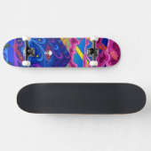 Psychedelic Deck für Skateboard (Horizontal)