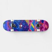 Psychedelic Deck für Skateboard (Horizontal)