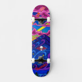 Psychedelic Deck für Skateboard (Vorderseite)