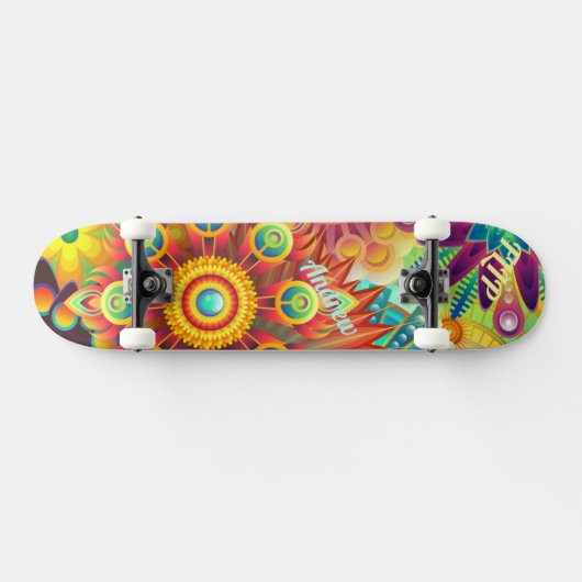 Psychedelic Deck für Skateboard (Horizontal)