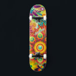 Psychedelic Deck für Skateboard<br><div class="desc">Psychedelisches Deck für Skateboard.Machen Sie es sich selbst durch Hinzufügen Ihres Textes. Um auf erweiterte Bearbeitungstools zuzugreifen,  gehen Sie bitte zu "Personalisieren Sie diese Vorlage" und klicken Sie auf "Details",  scrollen Sie nach unten und drücken Sie den Link "Klicken Sie auf,  um die Vorlage anzupassen".</div>