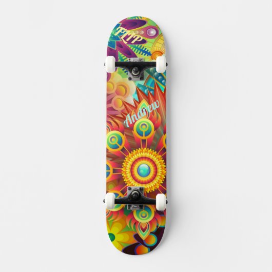 Psychedelic Deck für Skateboard (Vorderseite)