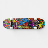 Psychedelic Deck für Skateboarder Skateboard (Horizontal)