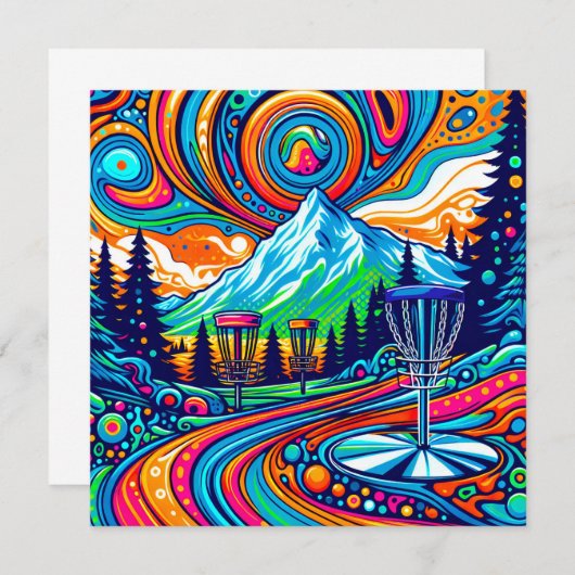 Psychedelic Disk Golf Course (Vorne/Hinten)