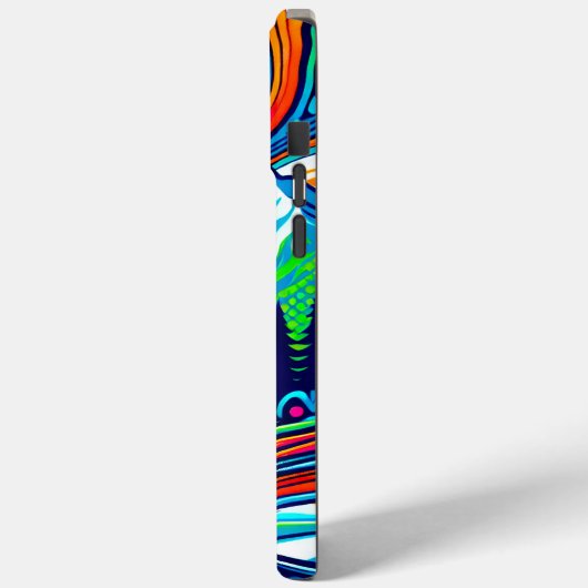 Psychedelic Disk Golf Course Case-Mate iPhone Hülle (Rückseite / Links)