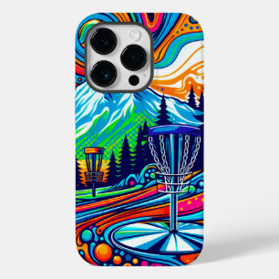 Psychedelic Disk Golf Course Case-Mate iPhone 14 Pro Hülle