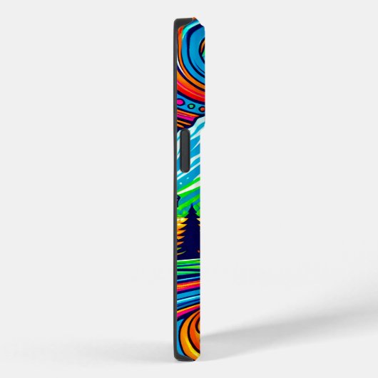 Psychedelic Disk Golf Course Case-Mate iPhone Hülle (Rückseite / Rechts)