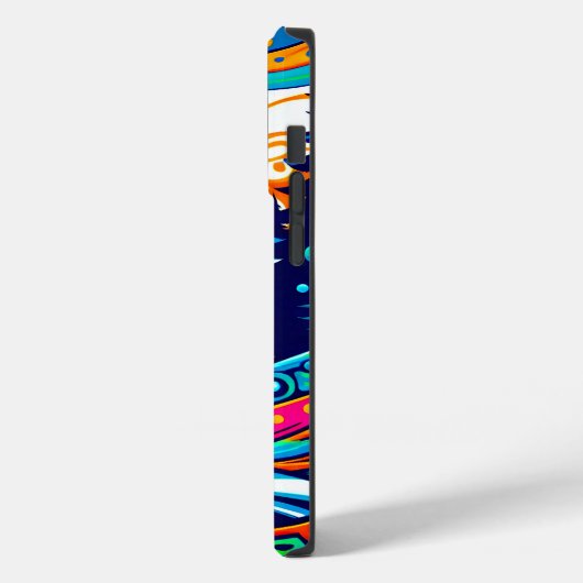 Psychedelic Disk Golf Course Case-Mate iPhone Hülle (Rückseite / Links)