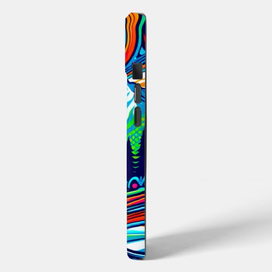 Psychedelic Disk Golf Course Case-Mate iPhone Hülle (Rückseite / Links)