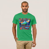 Psychedelic Disk Golf Course T-Shirt (Vorne ganz)