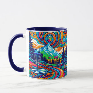 Psychedelic Disk Golf Course Tasse