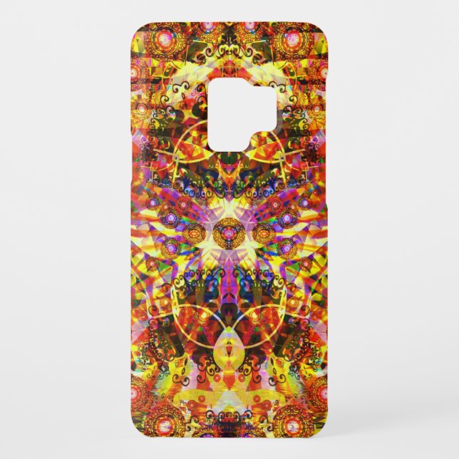Psychedelic DMT Cool Cat Galaxy S3 Case (Rückseite)