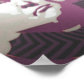 Psychedelic Donald Trump Poster (Ecke)