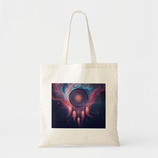 Psychedelic dream catcher tote bag tragetasche (Vorne)