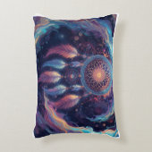 psychedelic dreamcatcher design  dekokissen (Vorderseite(Vertikal))