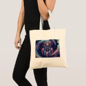 psychedelic dreamcatcher tote bag tragetasche (Vorderseite (Produkt))