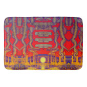 Psychedelic Dreamland Badematte (Vorderseite)