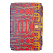 Psychedelic Dreamland Badematte (Vorderseite Vertikal)