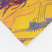 Psychedelic Dreamland Fleecedecke (Ecke)