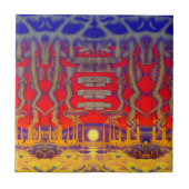 Psychedelic Dreamland Fliese (Vorderseite)