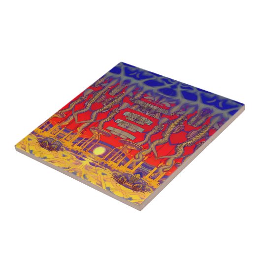 Psychedelic Dreamland Fliese (Seite)