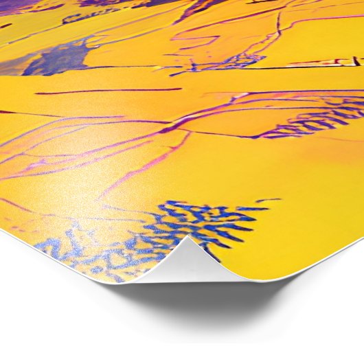 Psychedelic Dreamland Fotodruck (Ecke)