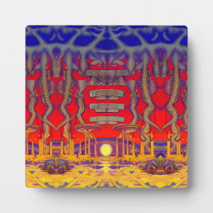 Psychedelic Dreamland Fotoplatte