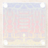 Psychedelic Dreamland Glasuntersetzer (Rückseite)