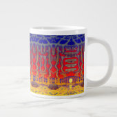 Psychedelic Dreamland Jumbo-Tasse (Rechts)