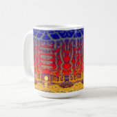 Psychedelic Dreamland Kaffeetasse (Vorderseite Links)