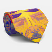 Psychedelic Dreamland Krawatte (Gerollt)