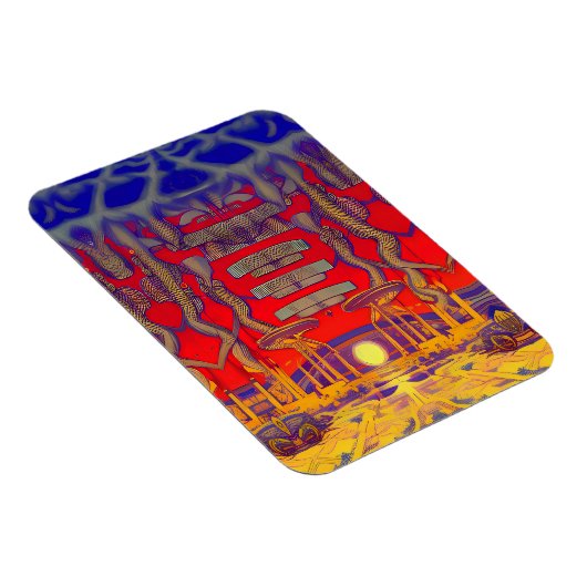 Psychedelic Dreamland Magnet (Rechte Seite)