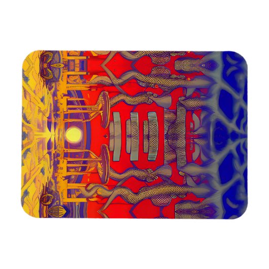 Psychedelic Dreamland Magnet (Horizontal)