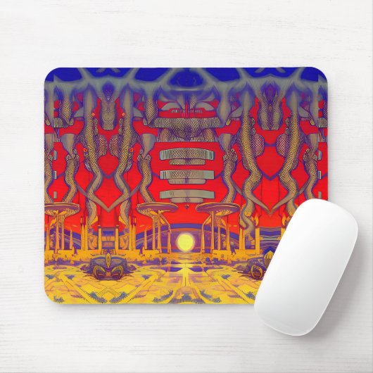 Psychedelic Dreamland Mousepad (Mit Mouse)