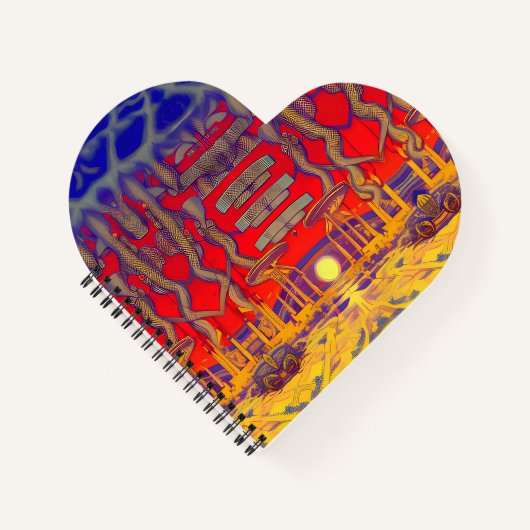 Psychedelic Dreamland Notizblock (Vorderseite)